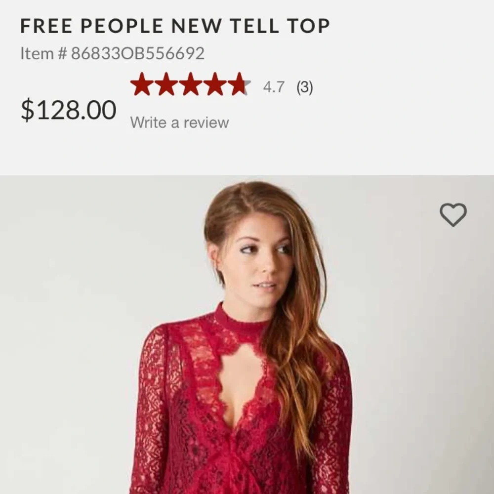 Raspberry red free people tunic - Picture 5 of 6